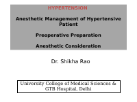 Preoperative Hypertension Anesthetic consideration.pptx
